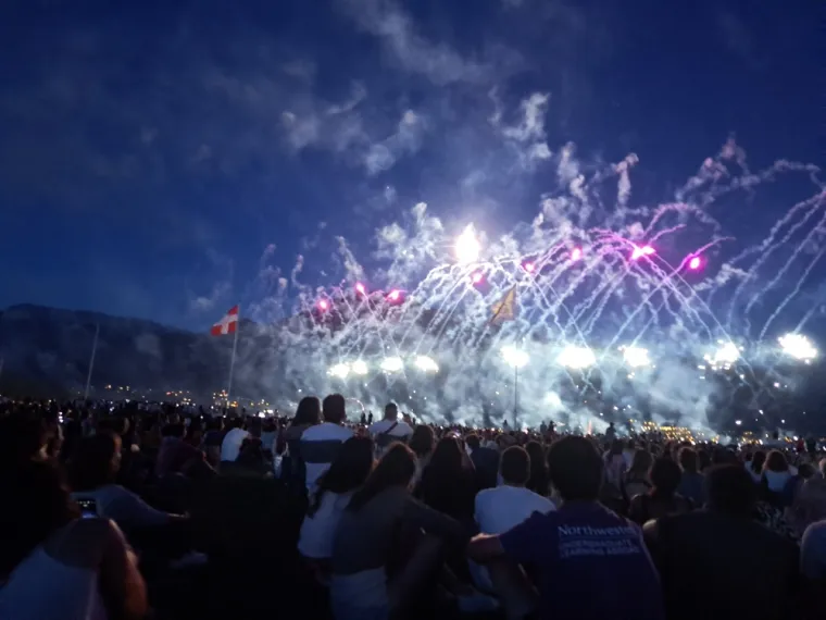 Ajr Annecy était sur Annecy pour la fête nationale. 
